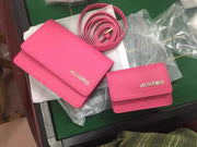 mini double belt crossbody card holder, view 3 - MRSLM