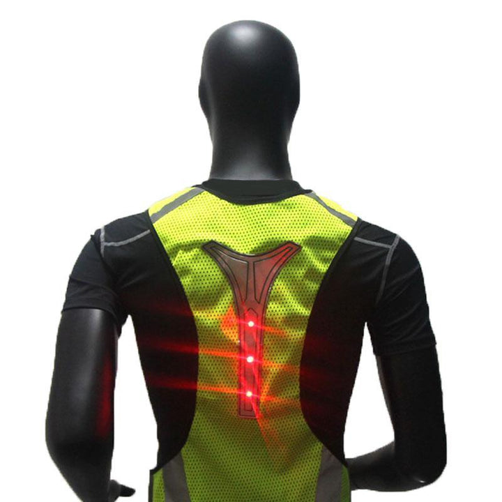 Fluorescent vest LED light reflective vest - MRSLM