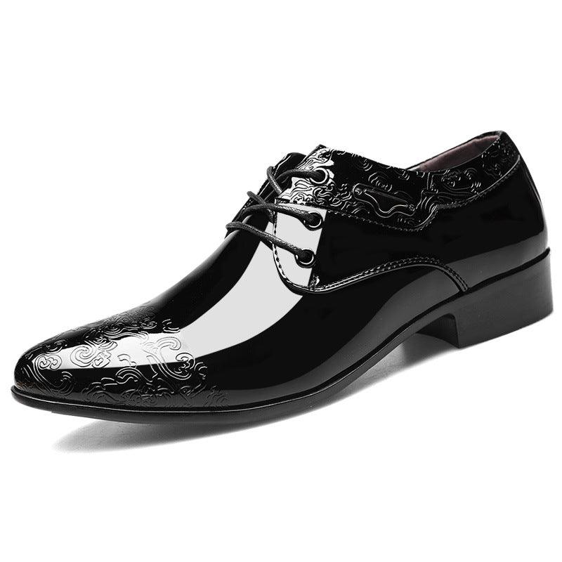 Glossy Men's Business Formal Shoes Fashion Casual Shoes - MRSLM