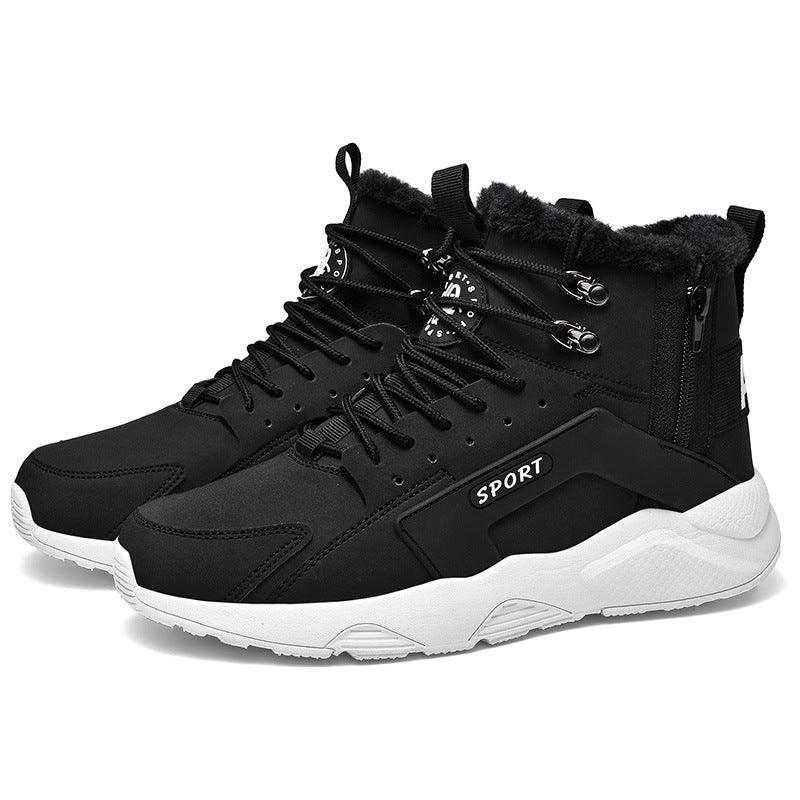 Men's side zipper winter shoes, view 3 - MRSLM