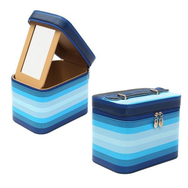 Waterproof Color Changing Cosmetic Makeup Tool Case Storage Box Holder Organizer - MRSLM