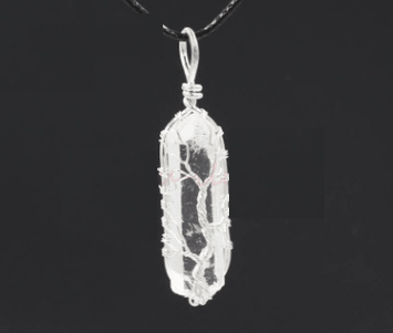 White Crystal Life Tree Necklace - MRSLM