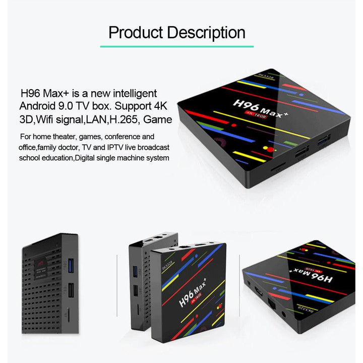H96 Max+ TV set top box - MRSLM