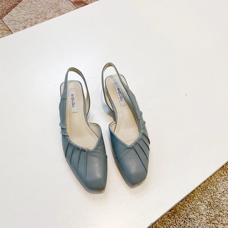 High heel crinkled sandals - MRSLM