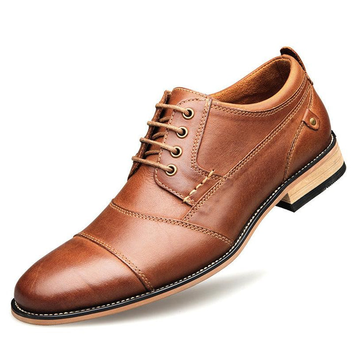 Leather lace-up casual shoes - MRSLM