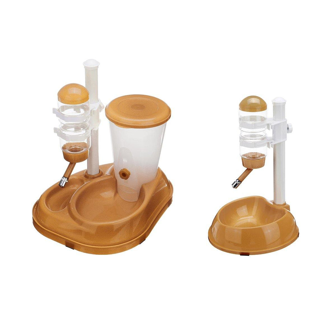 Automatic Pet Water Drinker Cat Dog Bowl Fountain Bottle Food Feeder Dispenser Waterer - MRSLM