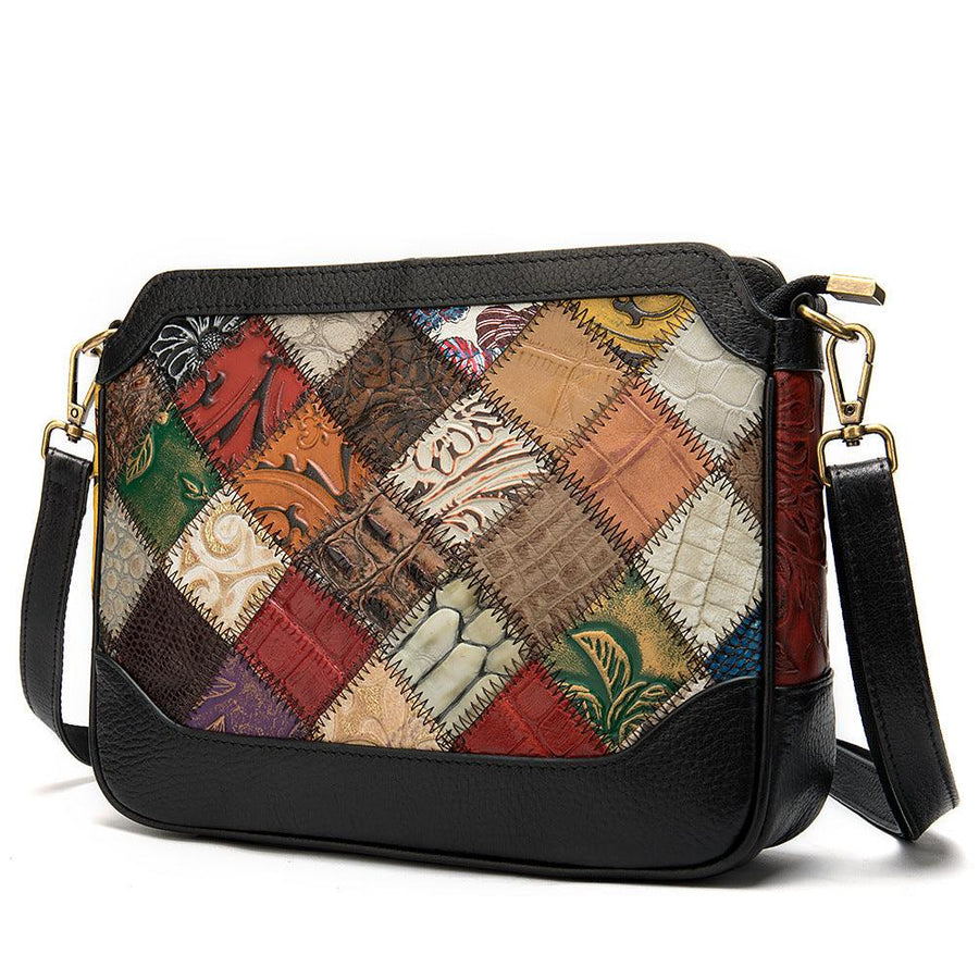 One Shoulder Bag Made Of Cow Hide And Colored Lady's Satchel - MRSLM