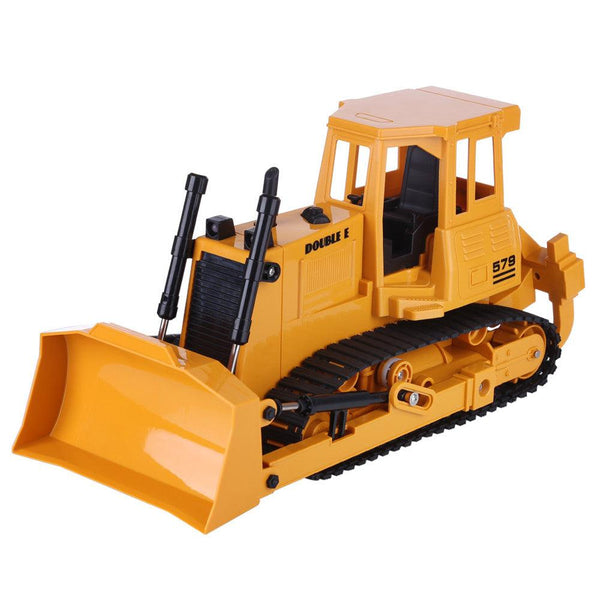 Double E E579 1/20 2.4G 9CH RC Loader Tractor Truck Bulldozer Light Sound Engineering Vehicles Models Toys for Kids Children - MRSLM