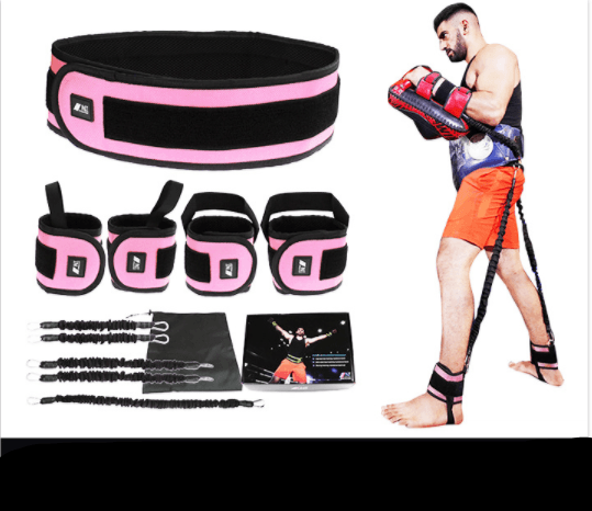 Leg Squat Boxing Combat Training Resistance Bands Fitness Combat Fighting Resistance Force Agility Workout Exercise Equipment - MRSLM
