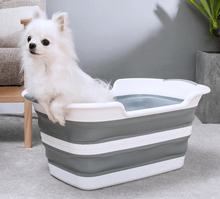 Multipurpose Silicone Foldable Baby Pet Bath Tub Bucket Non-Slip - MRSLM