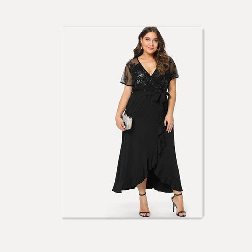 knitted maxi skirt with irregular hem, view 4 - MRSLM