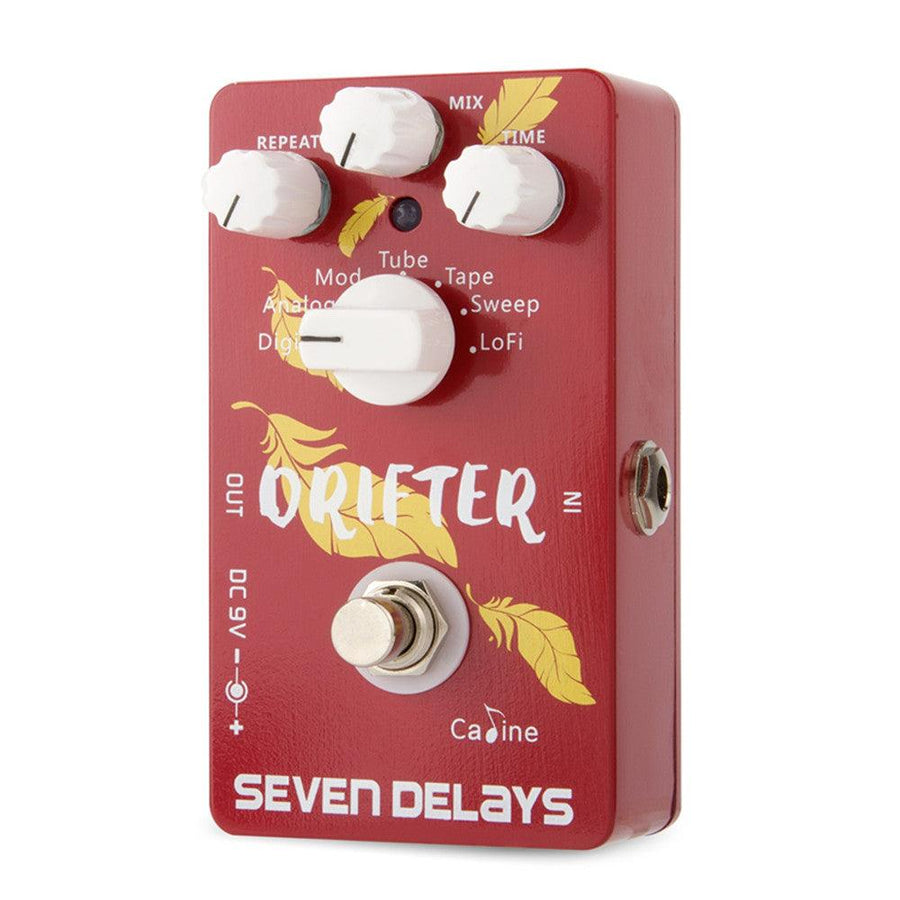 Caline CP-37 SEVEN DELAYS Multi Delay Guitar Effects Pedal with Digital Circuit True Bypass Pedal - MRSLM