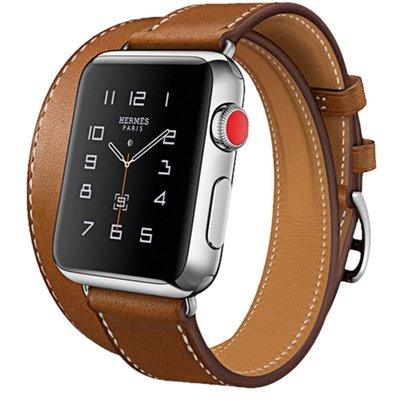 First layer leather watch with strap with single-circle leather watch strap - MRSLM