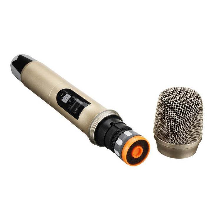 UHF USB FM Karaoke Handheld Microphone KTV Professional Player PC Mic Speaker - MRSLM
