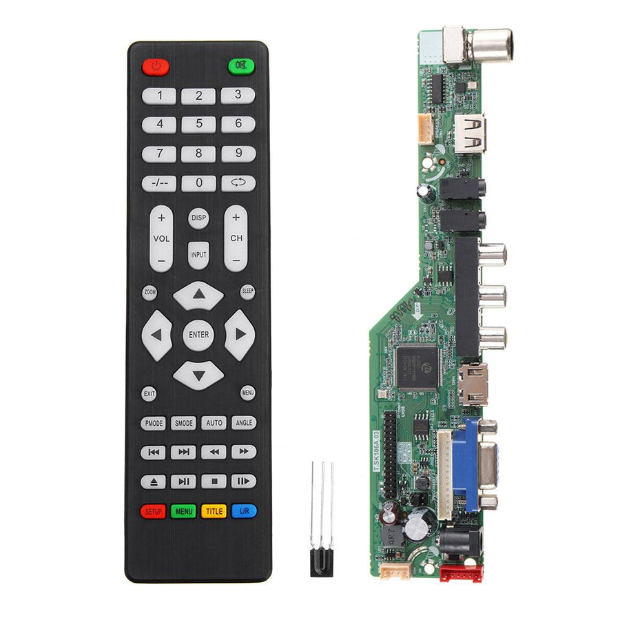 Geekcreit® T.SK106A.03 T.SK105A.03 Universal LCD TV Controller Driver Board PC/VGA/HD/USB Interface - MRSLM