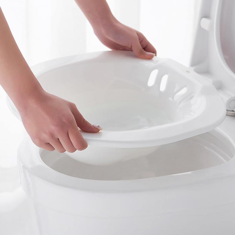 2200ML Toilet Wash Basin Hip Shower Soaking Bath Pregnants Woman Bidet Sitz - MRSLM