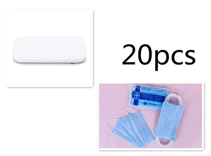 New 5V Double UV Phone Sterilizer Box Jewelry Phones Cleaner Personal Sanitizer Disinfection Box with Aromatherapy - MRSLM