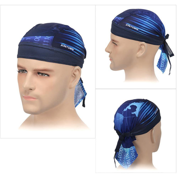 Outdoor Cycling Cap Pirate Hat Headband Sweatproof MTB Sports Bicycle Headscarf - MRSLM