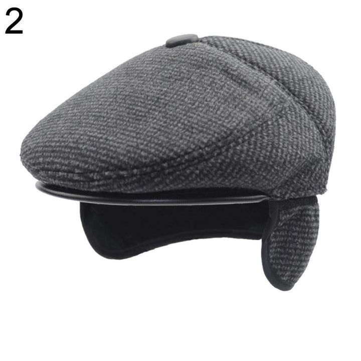 Men Autumn Winter Peaked Cap Warm Sport Countrywear Hunting Travel Hat - MRSLM