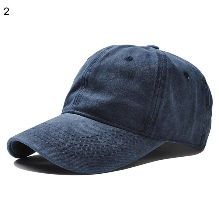 Fashion Solid Color Hip Hop Hat Unisex Adjustable Baseball Cap Sports Snapback - MRSLM