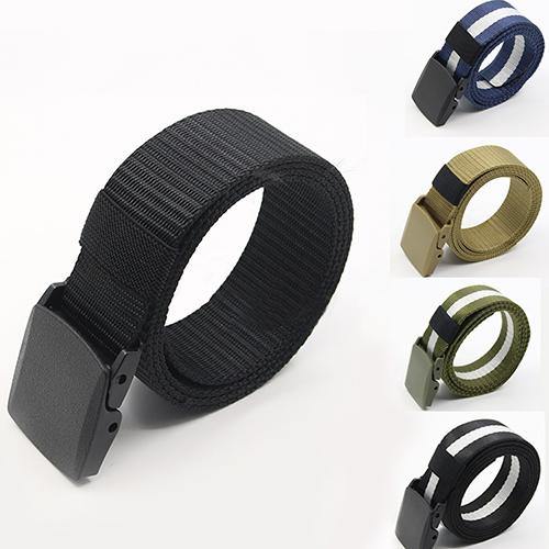 Men's Fashion Practical Sport Tactical Military Nylon Buckle Waist Belt Waistband - MRSLM