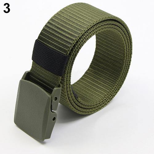 Men's Fashion Practical Sport Tactical Military Nylon Buckle Waist Belt Waistband - MRSLM