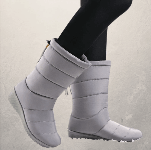 Warm women's boots with wedge - MRSLM