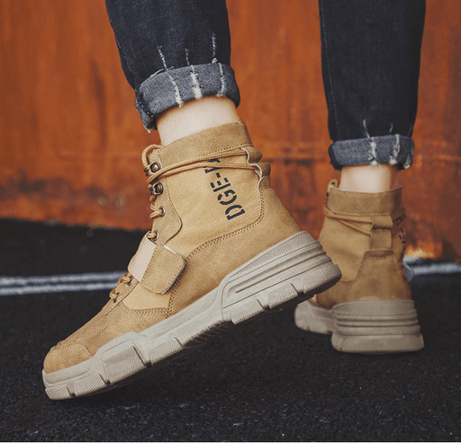 Men's lace-up microfiber winter boots - MRSLM
