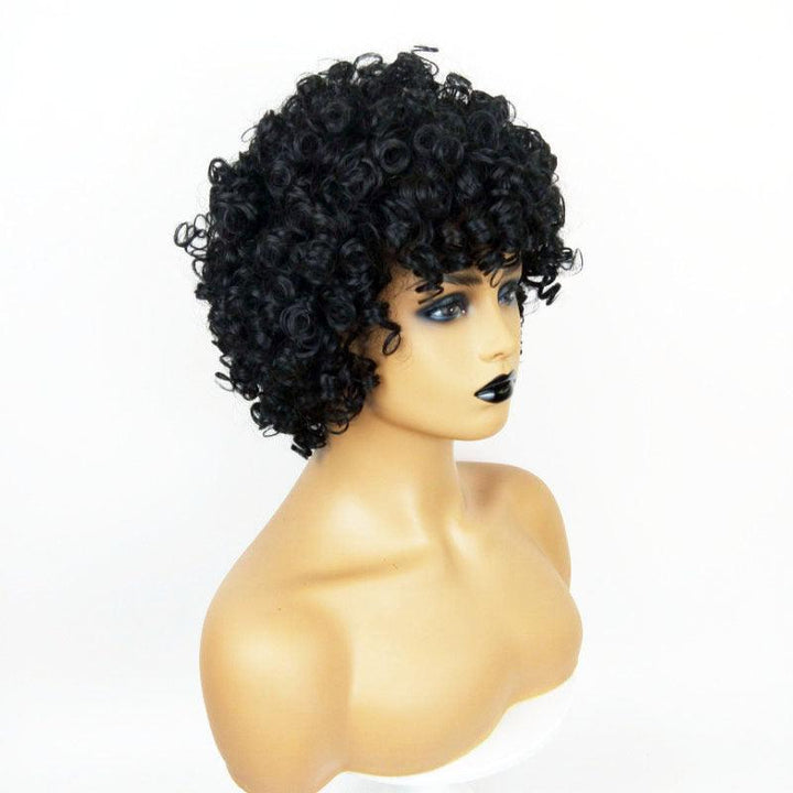 Women's curly hair hood (Black) - MRSLM