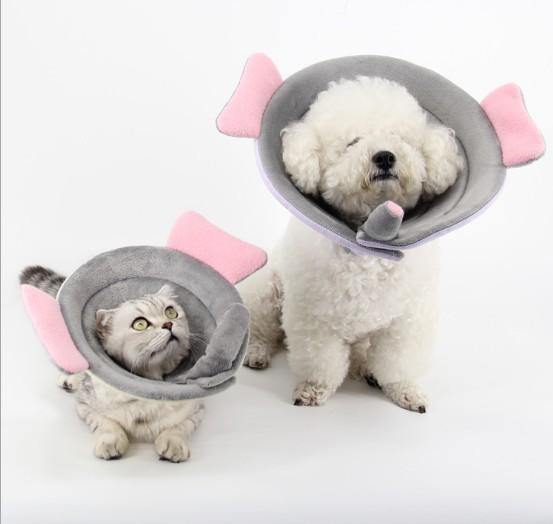 Pet Protection Collar Collar Flower Protection Collar Pet Grooming Kits Dog Bite Ring Birth Control - MRSLM