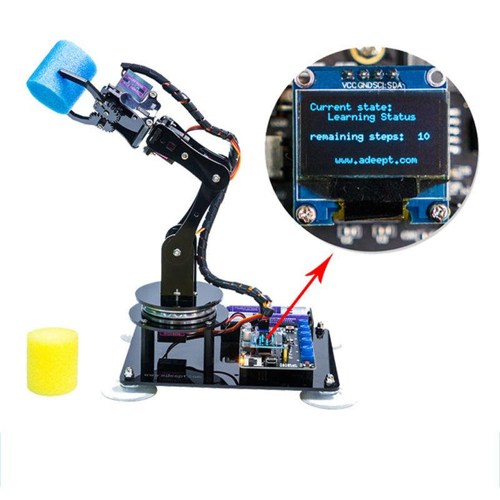 Adeept 5-DOF STEAM DIY Robot Arm Robotic Arm Kit for UNO R3 with Arduinoo Processing Code - MRSLM