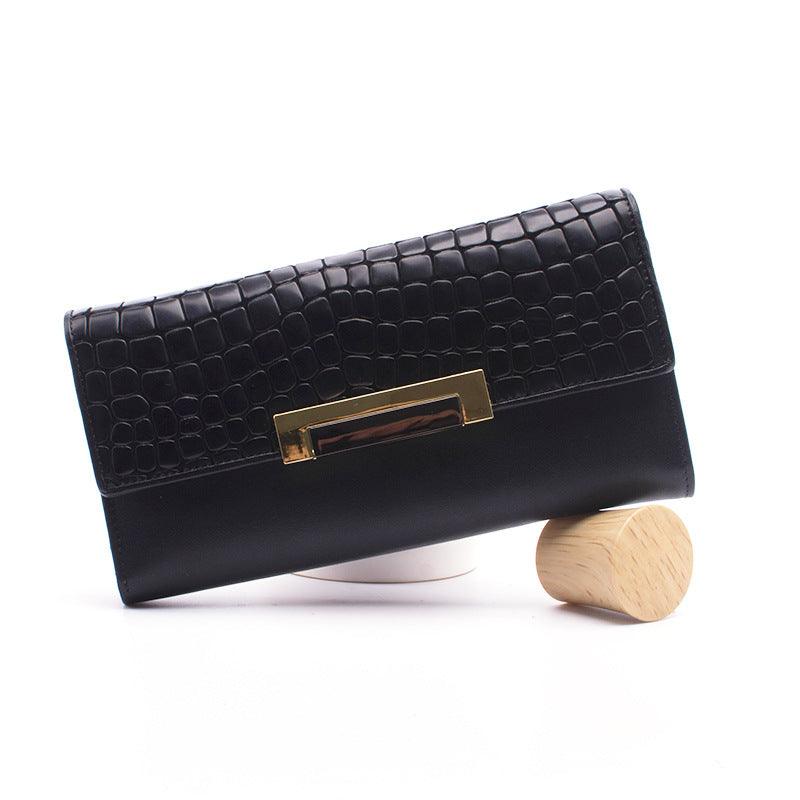 Women's long leather wallet, view 2 - MRSLM