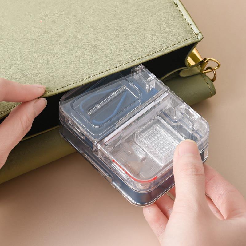 Portable Mini - Packing Medicine Storage Box Tablet Cutter - MRSLM