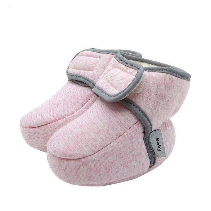Velcro with Soft Soles for Baby Does Not Come Off Cotton Shoes - MRSLM