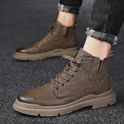 men's british style high-top martin boots, view 2 - MRSLM