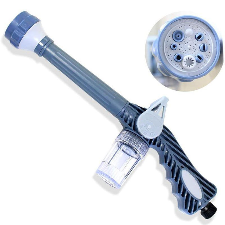 8 in 1 EZ Jet Water Cannon Dispenser Pump Spray Gun Car Washer (Blue) - MRSLM