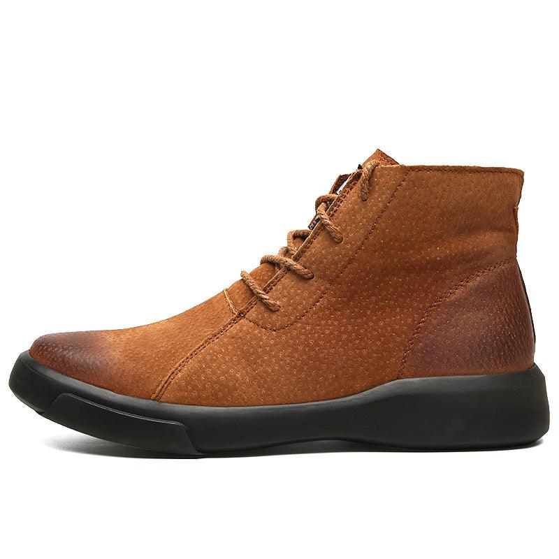 Plus size men's high top boots, view 5 - MRSLM