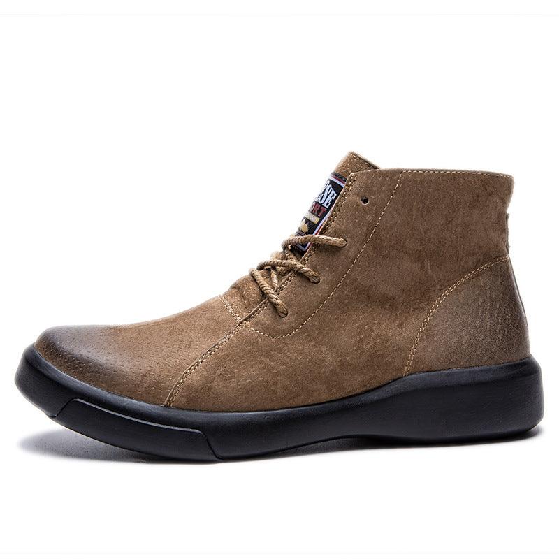 Plus size men's high top boots, view 2 - MRSLM