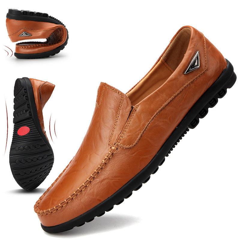 Low Cut Flat Bottomed Slip On Lazy Shoes Casual Men's Shoes - MRSLM