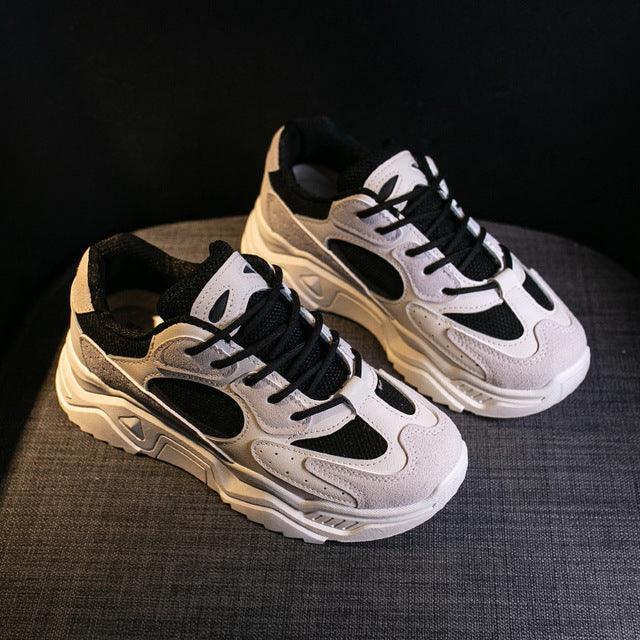 Round Toe Breathable Platform Casual Sneakers - MRSLM