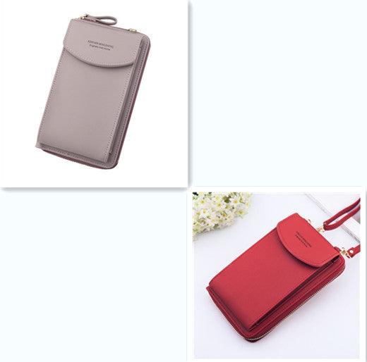 Mobile Phone Bag Zipper Women Diagonal Bag - MRSLM