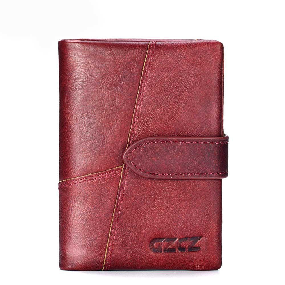 Leather Long Stitching Clutch Multifunctional Casual Wallet - MRSLM