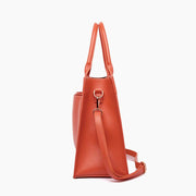 Large-capacity PU messenger bag, view 4 - MRSLM
