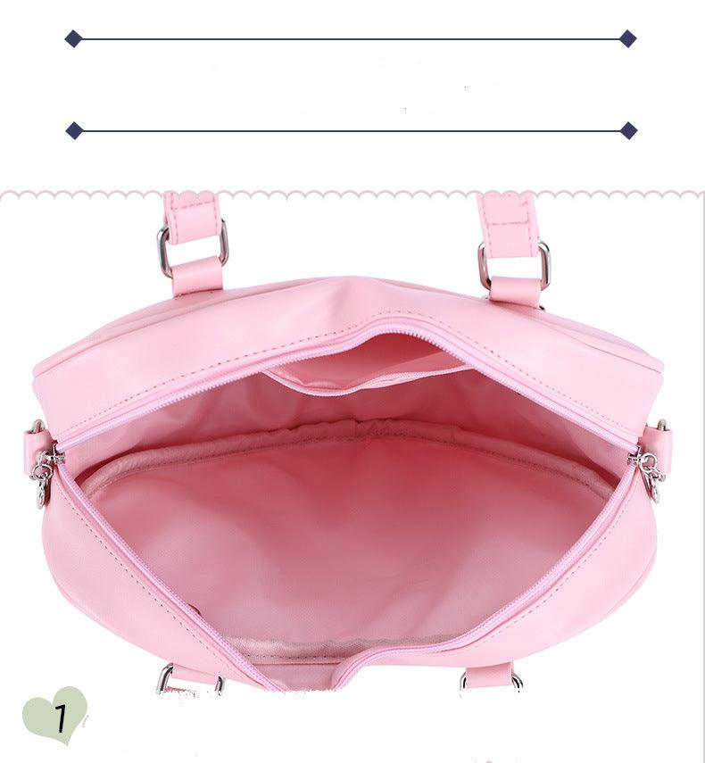 small heart-shaped messenger bag, view 5 - MRSLM