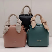Textured claw horn messenger handbag, view 5 - MRSLM