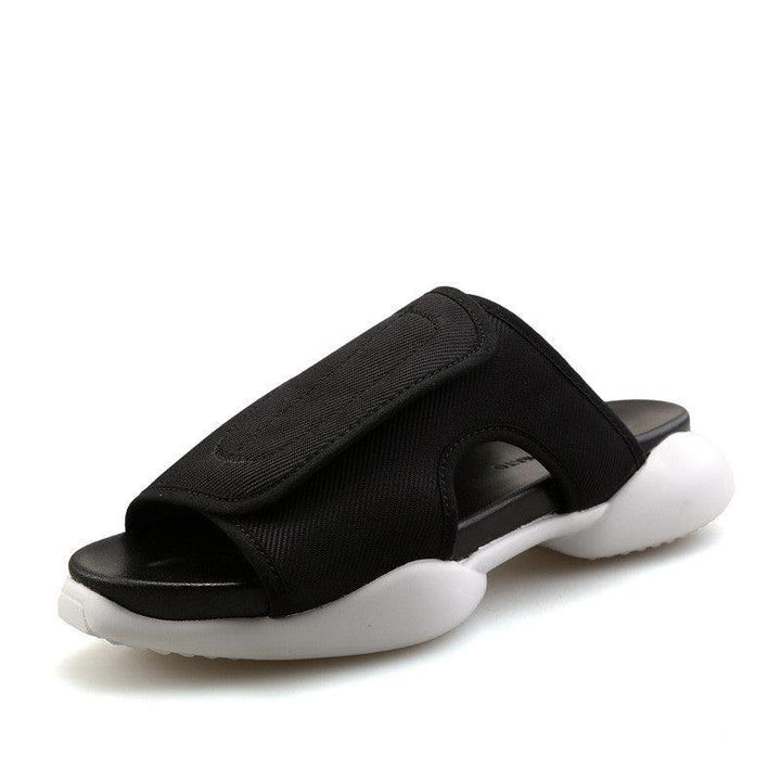 Thick-soled Men's Slip-on Slippers Breathable Thick-soled Increased Beach Slippers - MRSLM