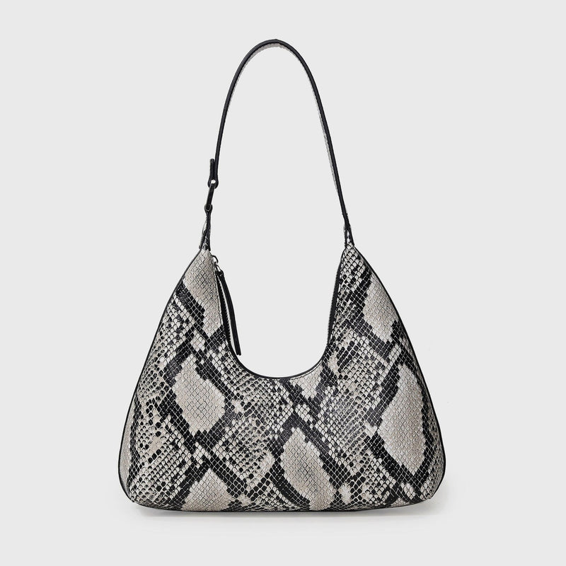 retro cowhide one-shoulder handbag, view 2 - MRSLM