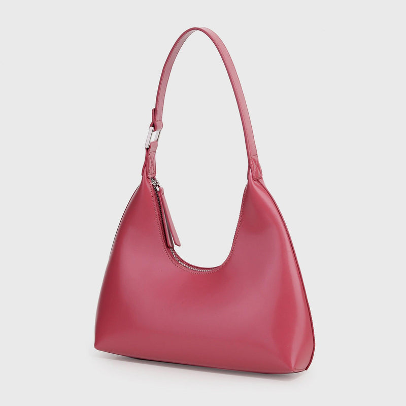 retro cowhide one-shoulder handbag, view 5 - MRSLM
