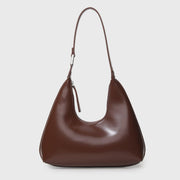 retro cowhide one-shoulder handbag, view 4 - MRSLM