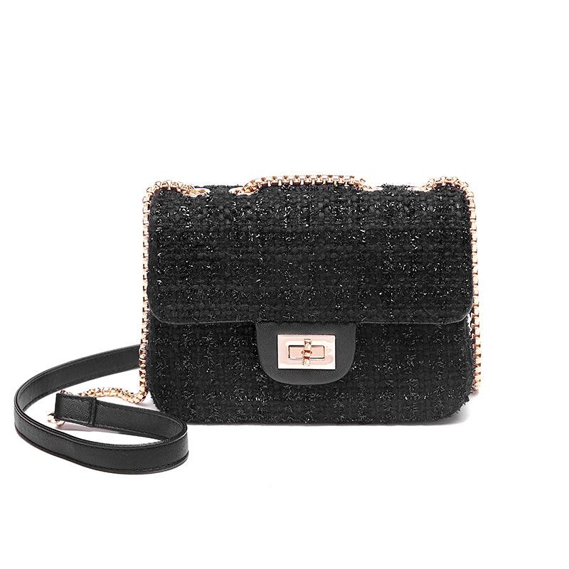 small square chain shoulder bag, view 4 - MRSLM